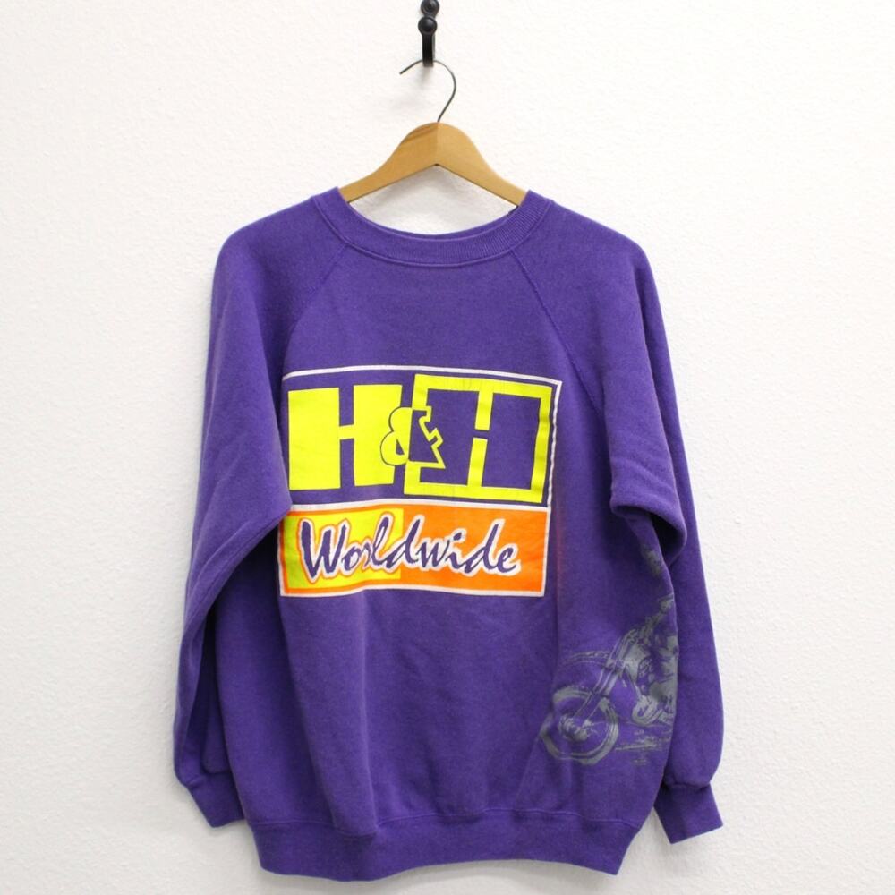 Vintage H&H Motorcycles Sweatshirt XL